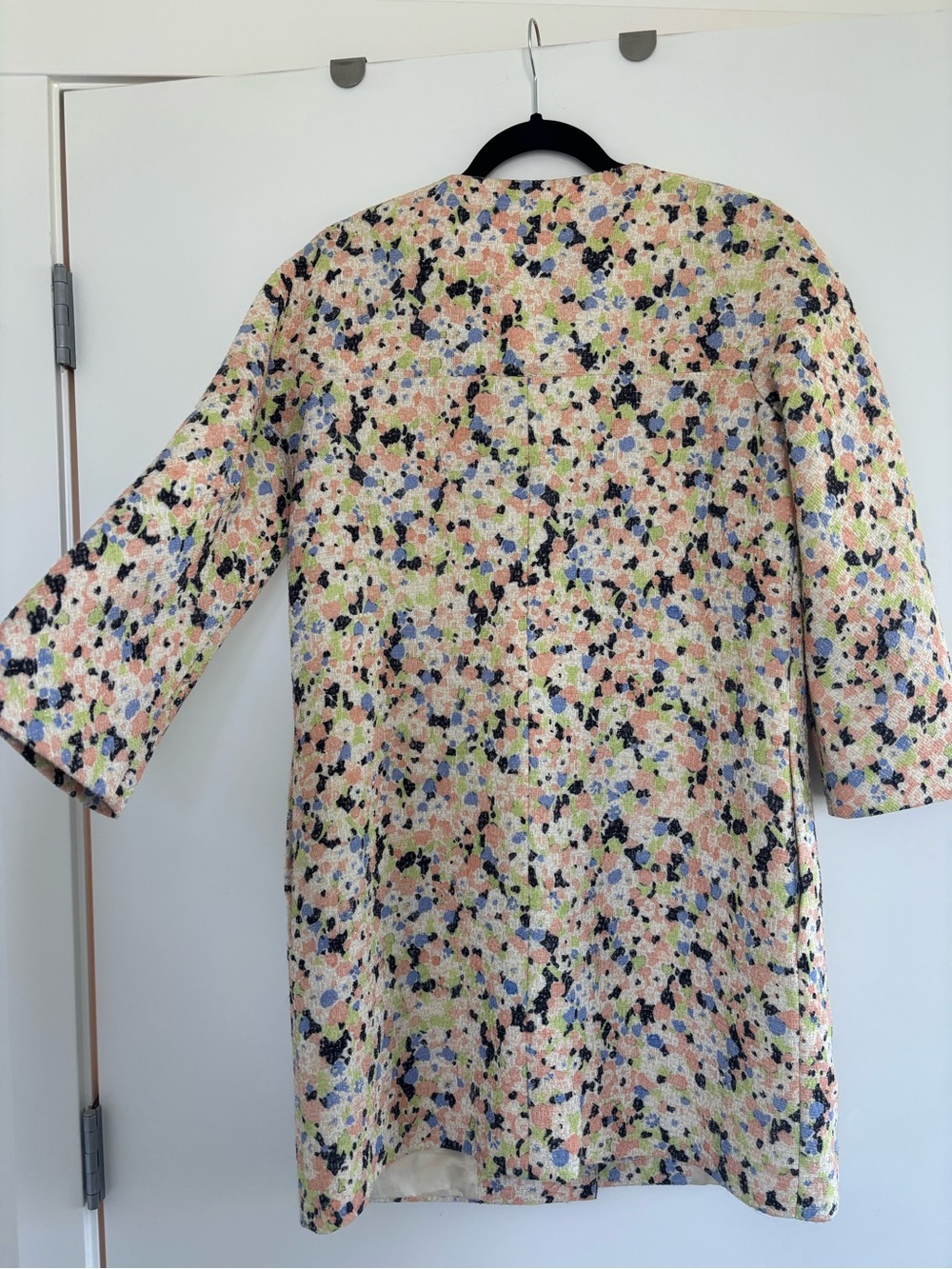 Moschino Pastel Multi Tweed Coat - Picture 3 of 6